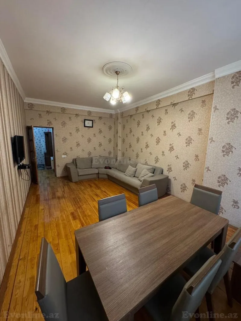 Kirayə verilir 3 otaqlı Mənzil Yeni tikili 70 m² Memar Əcəmi m. - şəkil 2