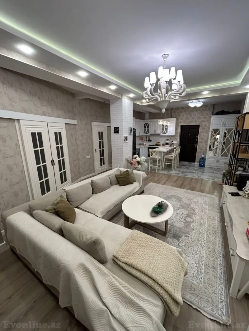 Satılır 4 otaqlı Mənzil Yeni tikili 105 m² İnşaatçılar m. - şəkil 2