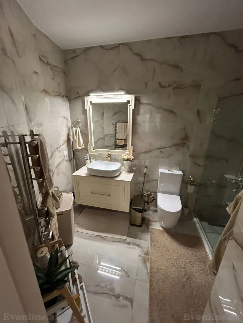 Satılır 4 otaqlı Mənzil Yeni tikili 105 m² İnşaatçılar m. - şəkil 9