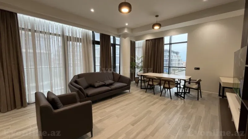 Kirayə verilir 3 otaqlı Mənzil Yeni tikili 140 m² Sabunçu r. - şəkil 7