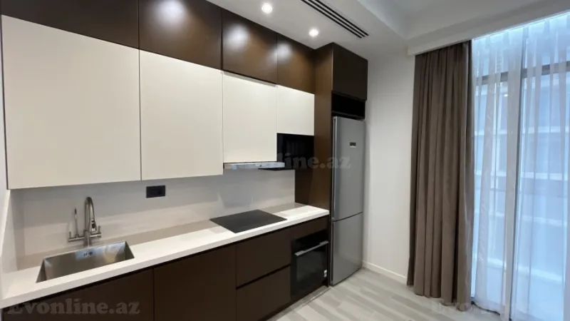 Kirayə verilir 3 otaqlı Mənzil Yeni tikili 140 m² Sabunçu r. - şəkil 13