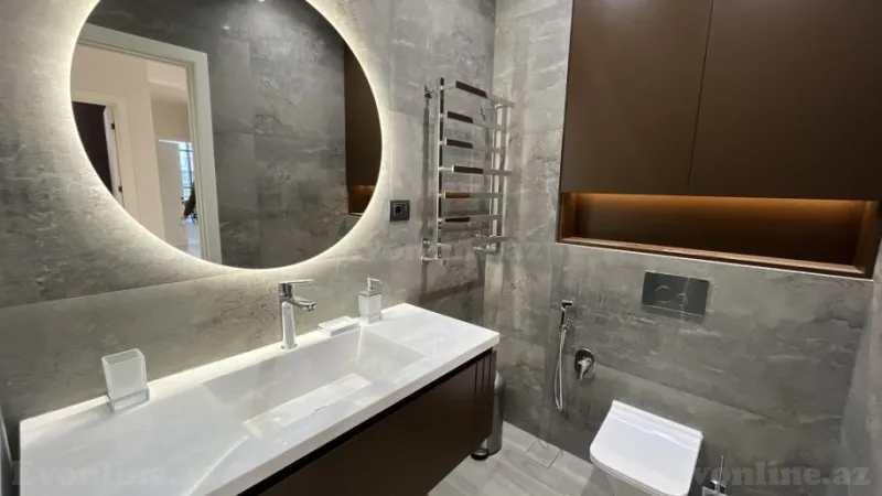 Kirayə verilir 3 otaqlı Mənzil Yeni tikili 140 m² Sabunçu r. - şəkil 24