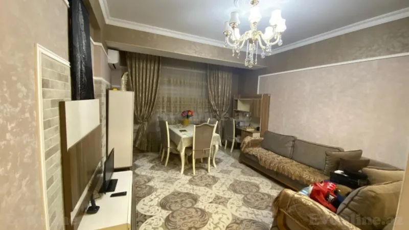 Kirayə verilir 3 otaqlı Mənzil Yeni tikili 120 m² Nərimanov r. - şəkil 2