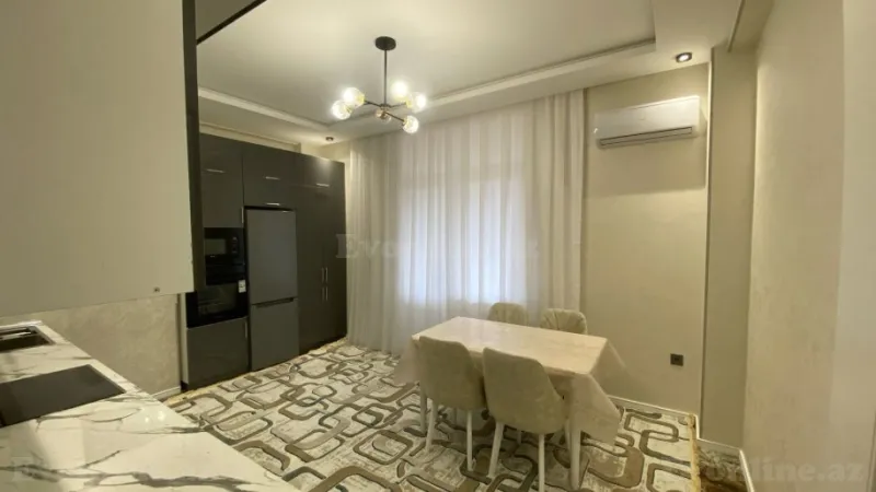 Kirayə verilir 3 otaqlı Mənzil Yeni tikili 140 m² Nəsimi r. - şəkil 2