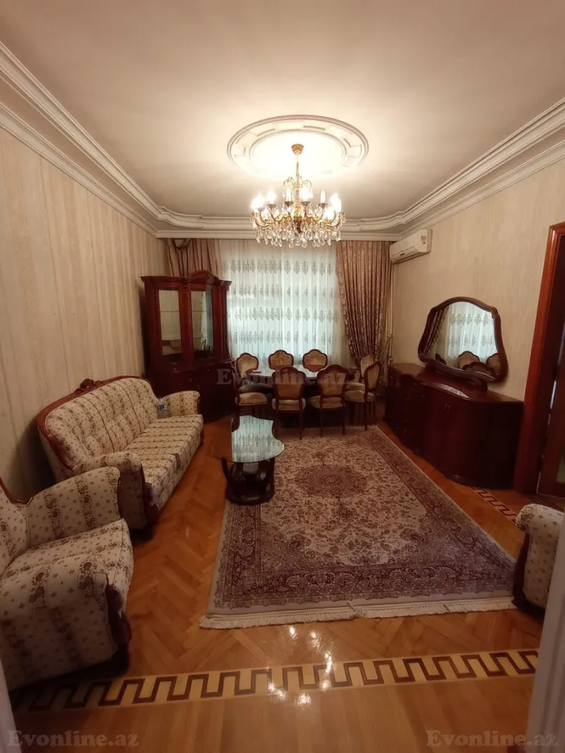 Kirayə verilir 4 otaqlı Mənzil Köhnə tikili 100 m² Sahil m. - şəkil 4