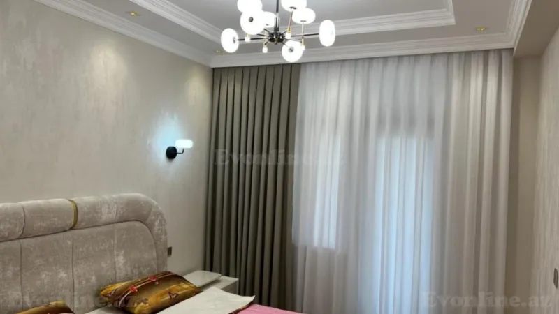 Kirayə verilir 2 otaqlı Mənzil Yeni tikili 80 m² Nərimanov r. - şəkil 3