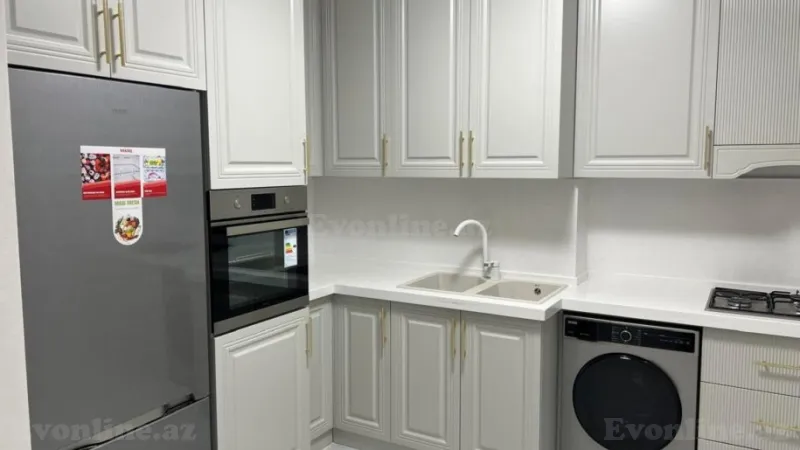 Kirayə verilir 2 otaqlı Mənzil Yeni tikili 80 m² Nərimanov r. - şəkil 14