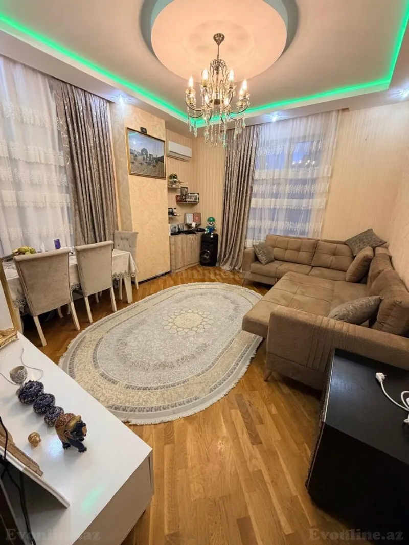 Satılır 3 otaqlı Mənzil Yeni tikili 100 m² Həzi Aslanov m. - şəkil 3