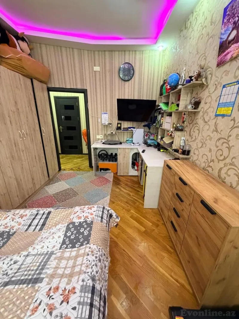 Satılır 3 otaqlı Mənzil Yeni tikili 100 m² Həzi Aslanov m. - şəkil 7