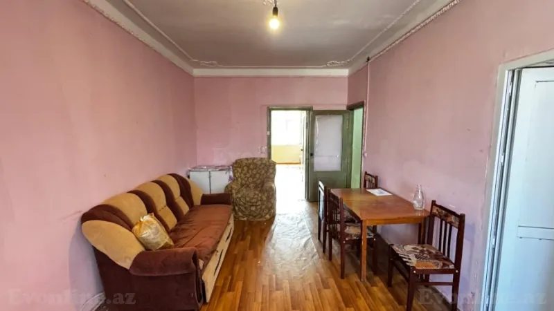 Kirayə verilir 2 otaqlı Mənzil Köhnə tikili 50 m² 6-cı mikrorayon - şəkil 2