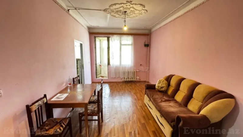 Kirayə verilir 2 otaqlı Mənzil Köhnə tikili 50 m² 6-cı mikrorayon - şəkil 3