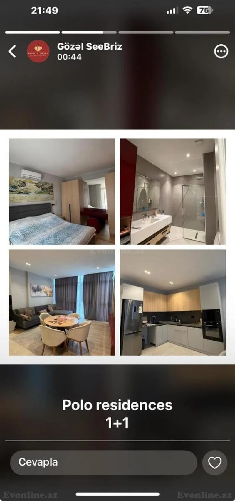 Kirayə verilir 2 otaqlı Mənzil Yeni tikili 76 m² Nardaran - şəkil 10