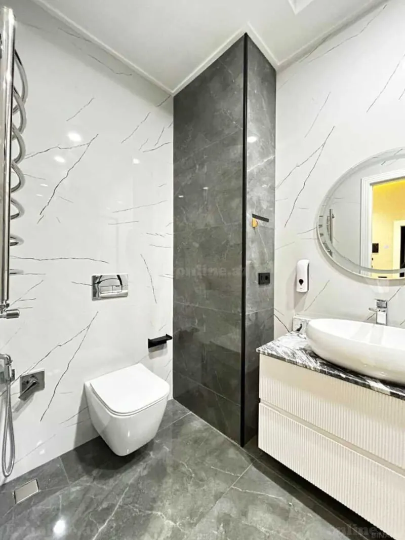 Kirayə verilir 2 otaqlı Mənzil Yeni tikili 80 m² Nizami m. - şəkil 6