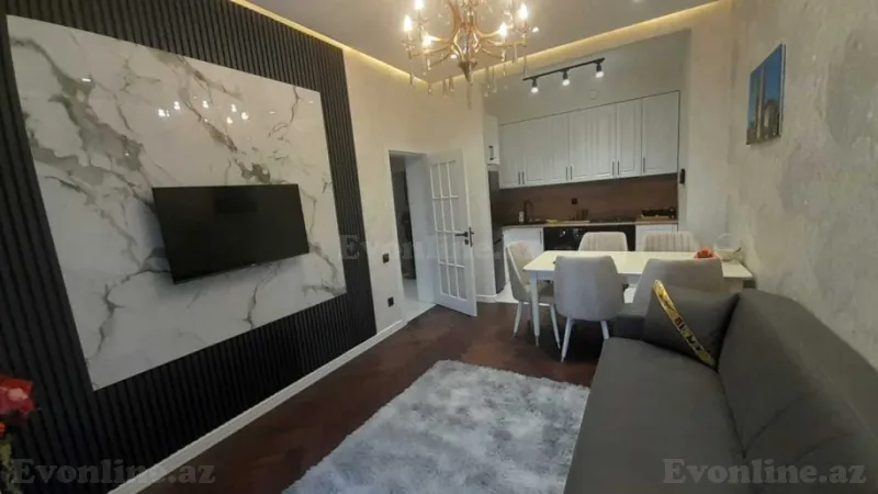 Satılır 2 otaqlı Mənzil Yeni tikili 55 m² Nəriman Nərimanov m. - şəkil 2