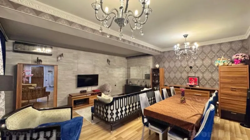 Satılır 3 otaqlı Mənzil Yeni tikili 120 m² İnşaatçılar m. - şəkil 4