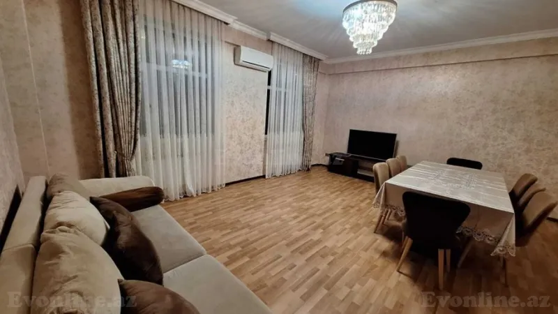 3 otaqlı Mənzil 94 m² Bayıl Kirayə verilir