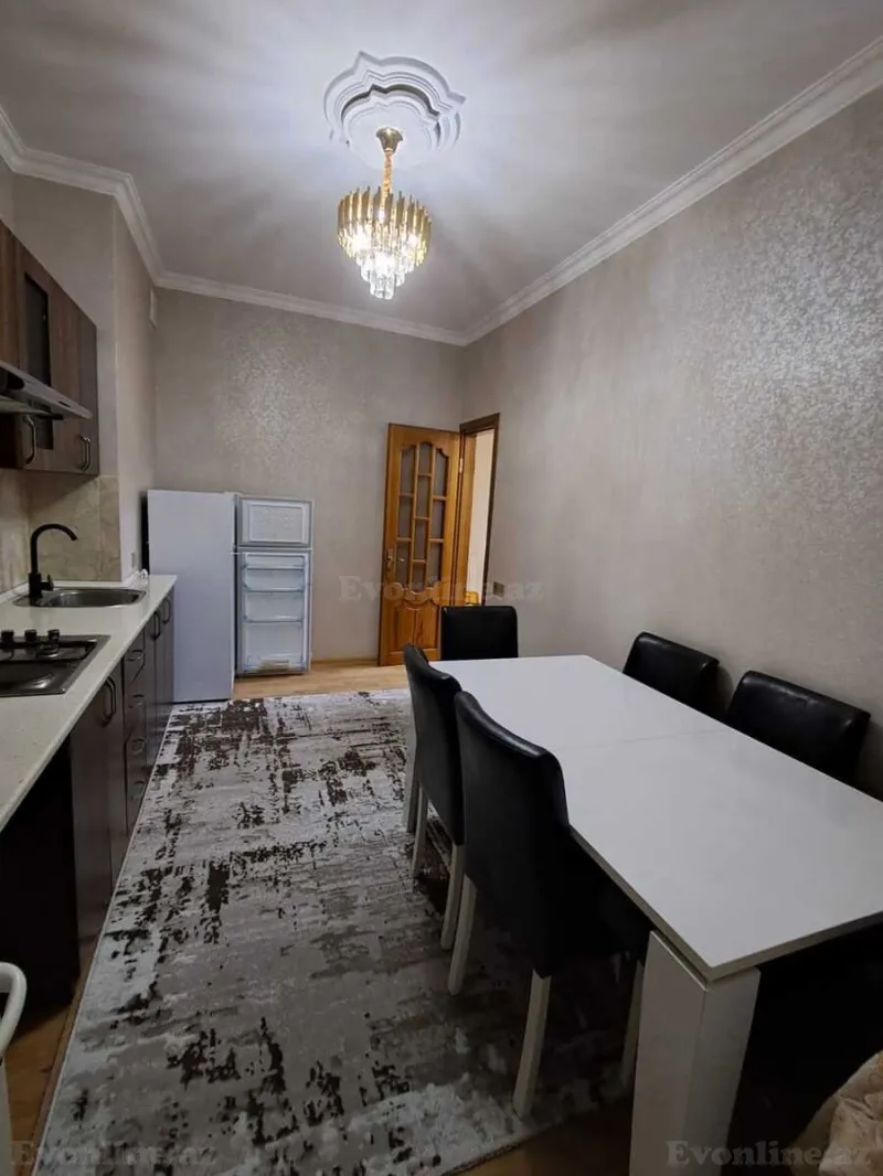 Kirayə verilir 3 otaqlı Mənzil Yeni tikili 90 m² Həzi Aslanov m. - şəkil 2