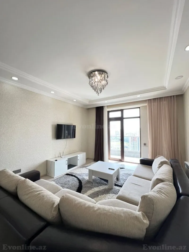 Kirayə verilir 2 otaqlı Mənzil Yeni tikili 66 m² 8 Noyabr m. - şəkil 3