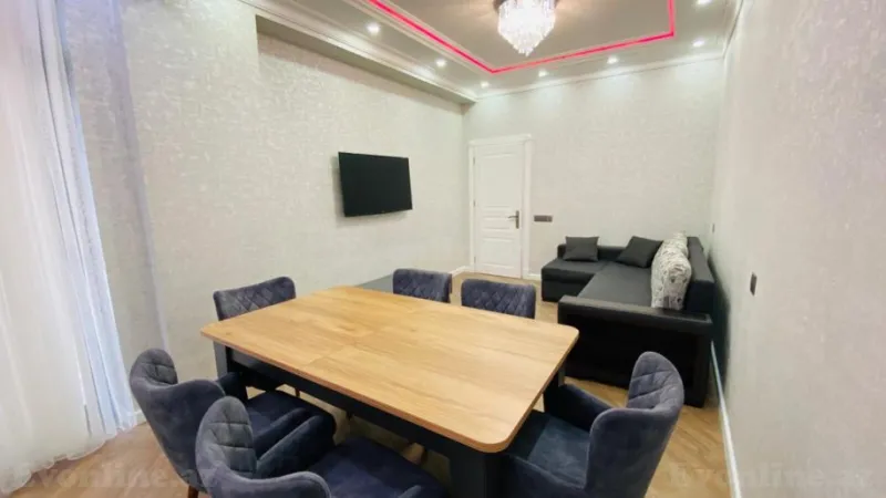 Satılır 2 otaqlı Mənzil Yeni tikili 100 m² Nəsimi r. - şəkil 2