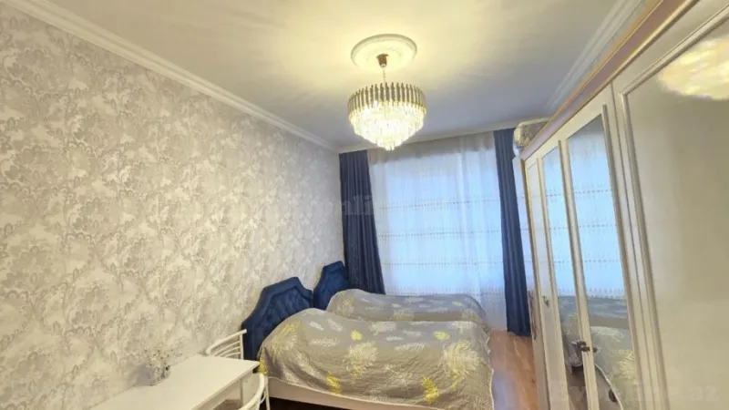 Satılır 3 otaqlı Mənzil Yeni tikili 112 m² Qara Qarayev m. - şəkil 5