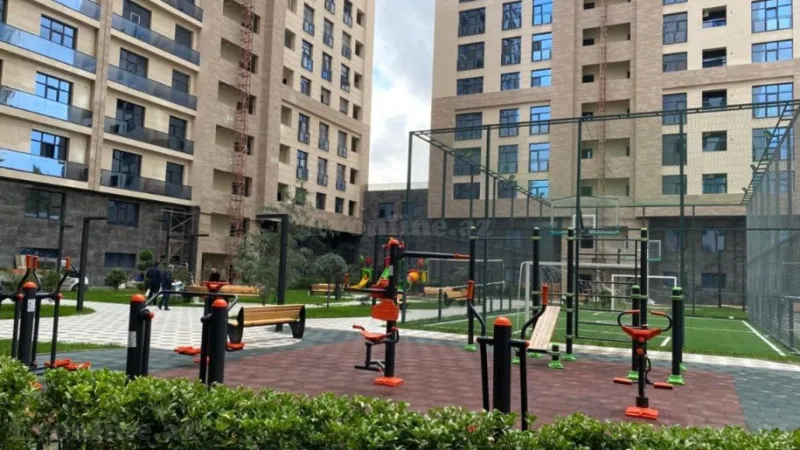 Satılır 3 otaqlı Mənzil Yeni tikili 97 m² Nəsimi r. - şəkil 2