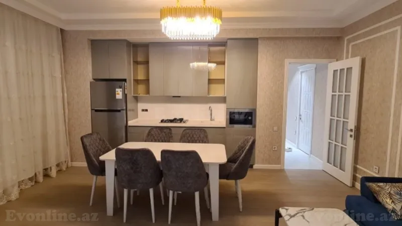 Kirayə verilir 3 otaqlı Mənzil Yeni tikili 110 m² İnşaatçılar m. - şəkil 4