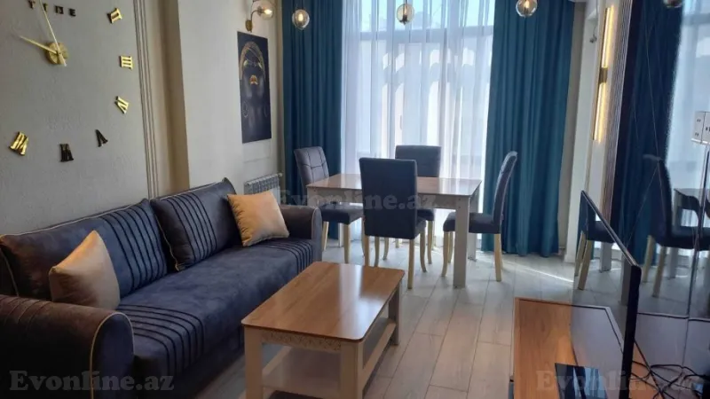 Kirayə verilir 2 otaqlı Mənzil Yeni tikili 65 m² Nərimanov r. - şəkil 4