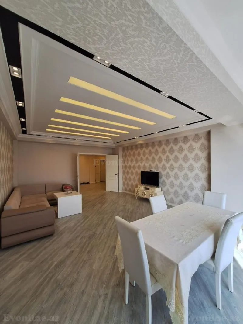 Kirayə verilir 3 otaqlı Mənzil Yeni tikili 125 m² İnşaatçılar m. - şəkil 2