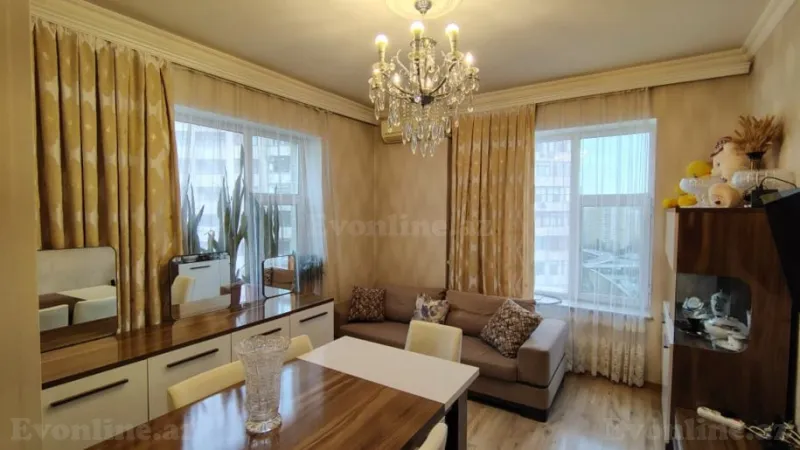 Satılır 3 otaqlı Mənzil Yeni tikili 75 m² Nərimanov r. - şəkil 2
