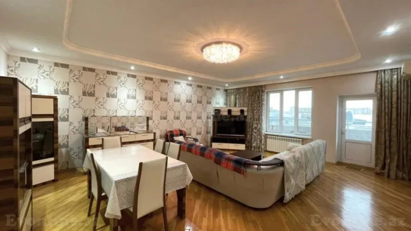 Kirayə verilir 3 otaqlı Mənzil Yeni tikili 130 m² Nərimanov r. - şəkil 2