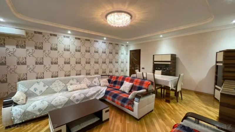 Kirayə verilir 3 otaqlı Mənzil Yeni tikili 130 m² Nərimanov r. - şəkil 3