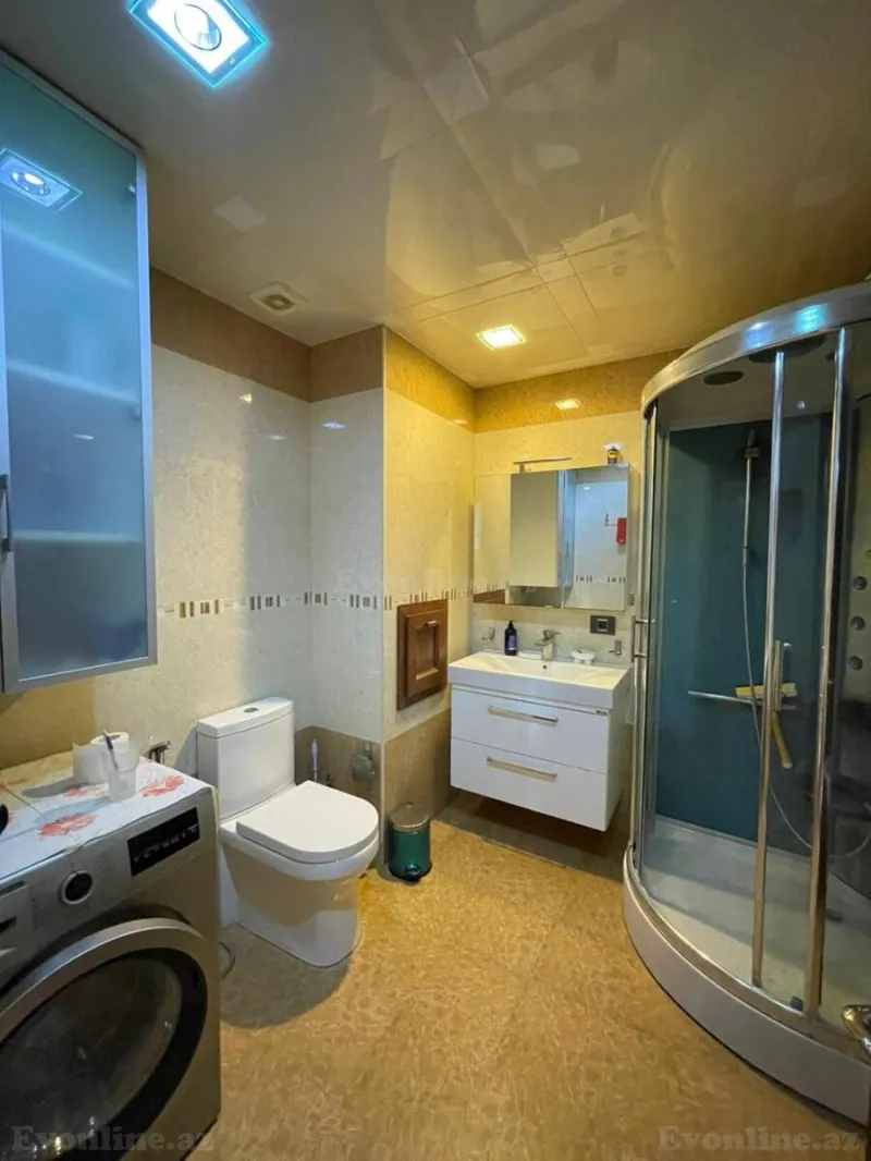 Kirayə verilir 3 otaqlı Mənzil Yeni tikili 130 m² Nərimanov r. - şəkil 13