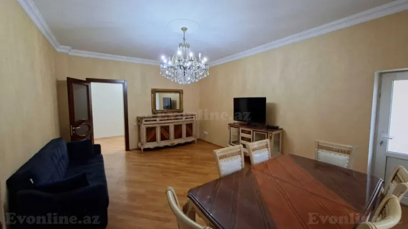 Kirayə verilir 2 otaqlı Mənzil Yeni tikili 90 m² Nəsimi r. - şəkil 2