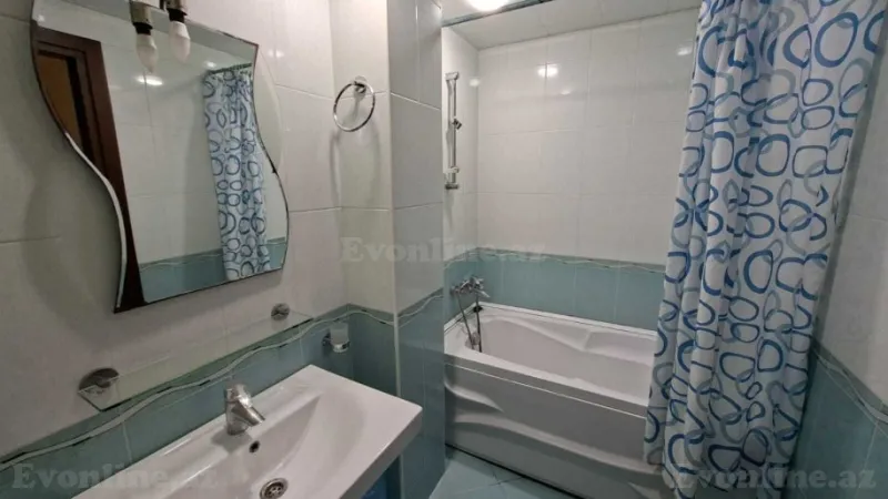Kirayə verilir 2 otaqlı Mənzil Yeni tikili 90 m² Nəsimi r. - şəkil 10