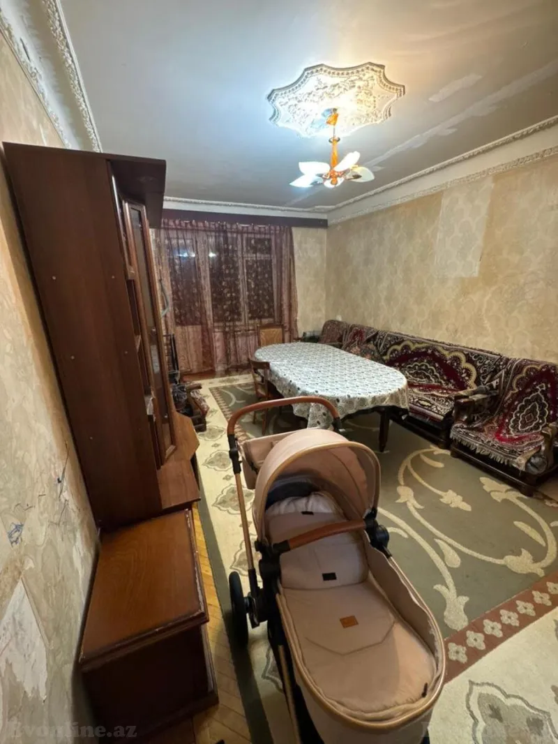 Satılır 3 otaqlı Mənzil Köhnə tikili 95 m² Xalqlar Dostluğu m. - şəkil 3