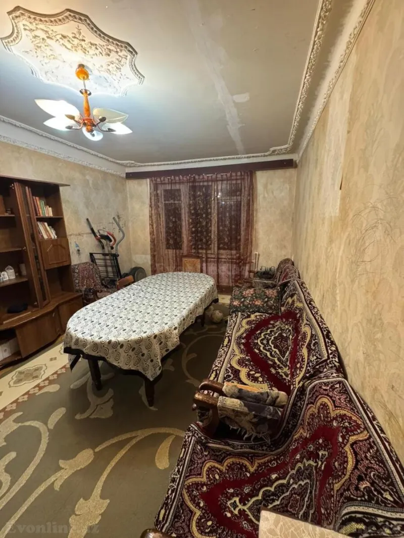 Satılır 3 otaqlı Mənzil Köhnə tikili 95 m² Xalqlar Dostluğu m. - şəkil 4