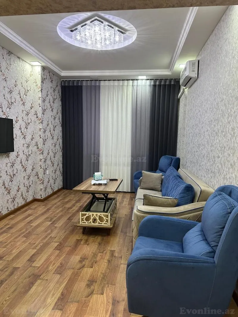 Kirayə verilir 2 otaqlı Mənzil Yeni tikili 80 m² Qara Qarayev m.