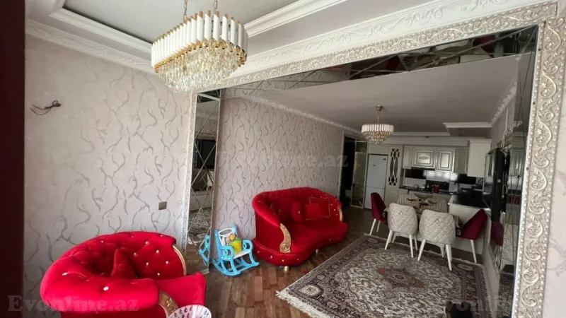 2 otaqlı Mənzil 70 m² Yeni Yasamal Kirayə verilir