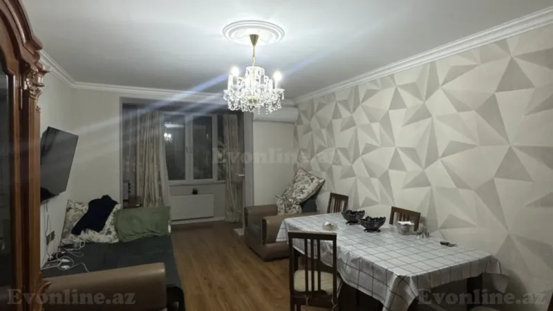 3 otaqlı Mənzil 88 m² İnşaatçılar m. Kirayə verilir