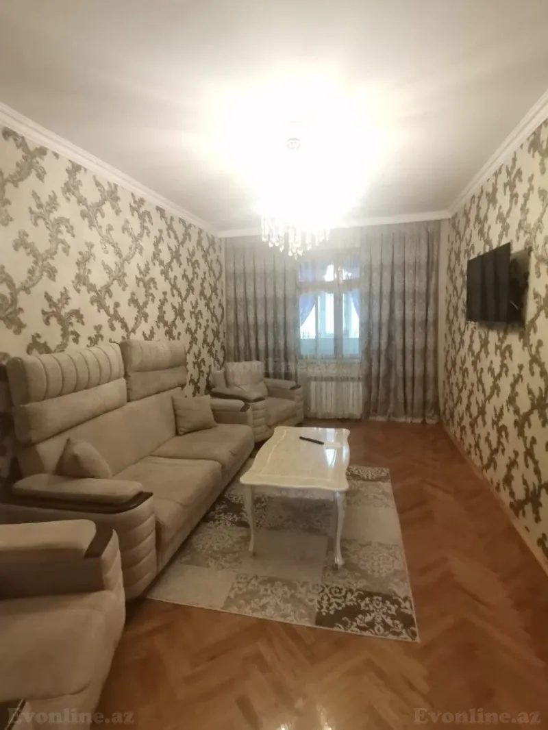 2 otaqlı Mənzil 45 m² 5-ci mikrorayon Kirayə verilir