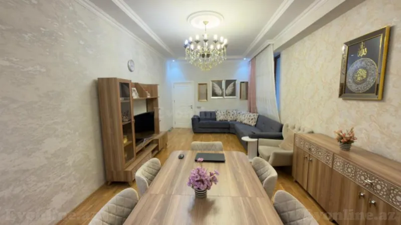 Satılır 3 otaqlı Mənzil Yeni tikili 112 m² Qara Qarayev m. - şəkil 2
