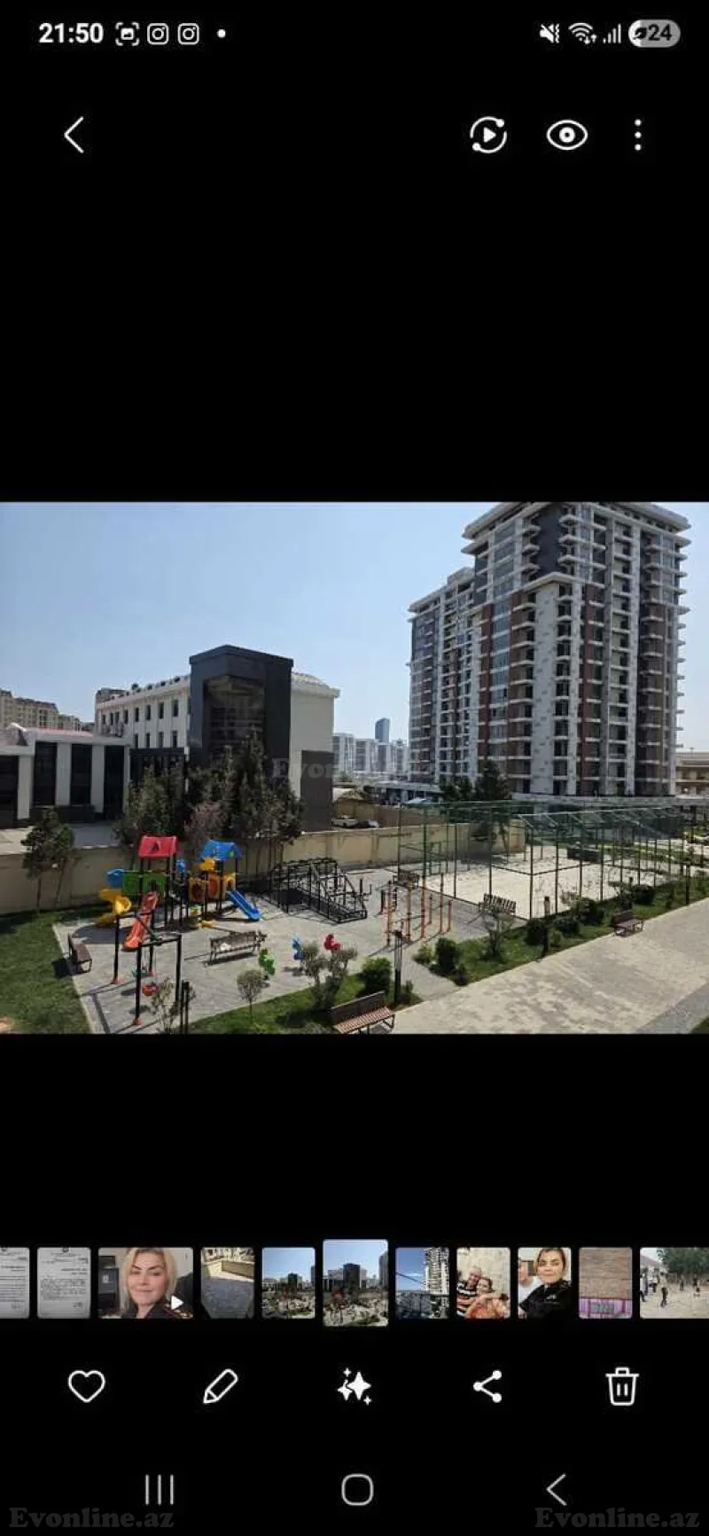 Kirayə verilir 2 otaqlı Mənzil Yeni tikili 75 m² Koroğlu m. - şəkil 4