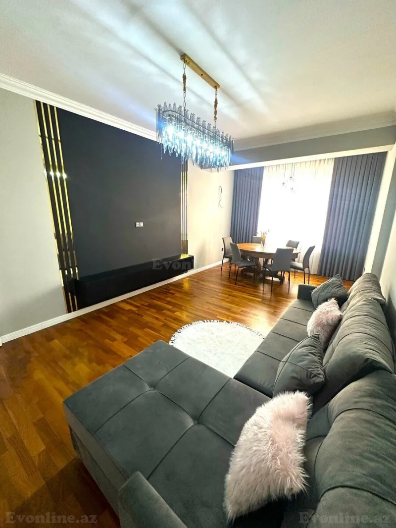 Satılır 3 otaqlı Mənzil Yeni tikili 100 m² Nəsimi r. - şəkil 2