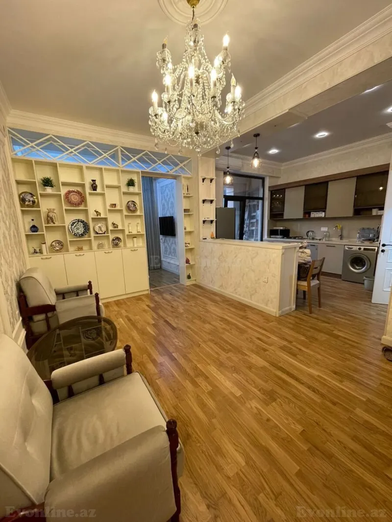 Kirayə verilir 1 otaqlı Mənzil Yeni tikili 50 m² Nizami m.