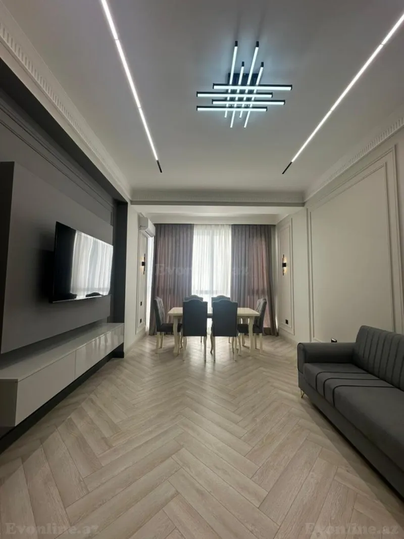 Kirayə verilir 3 otaqlı Mənzil Yeni tikili 140 m² Koroğlu m. - şəkil 2