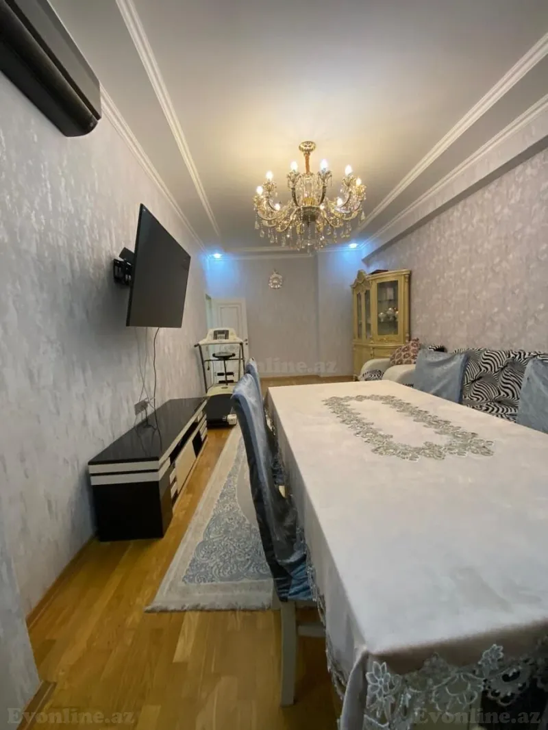 Satılır 4 otaqlı Mənzil Yeni tikili 110 m² Qara Qarayev m. - şəkil 3