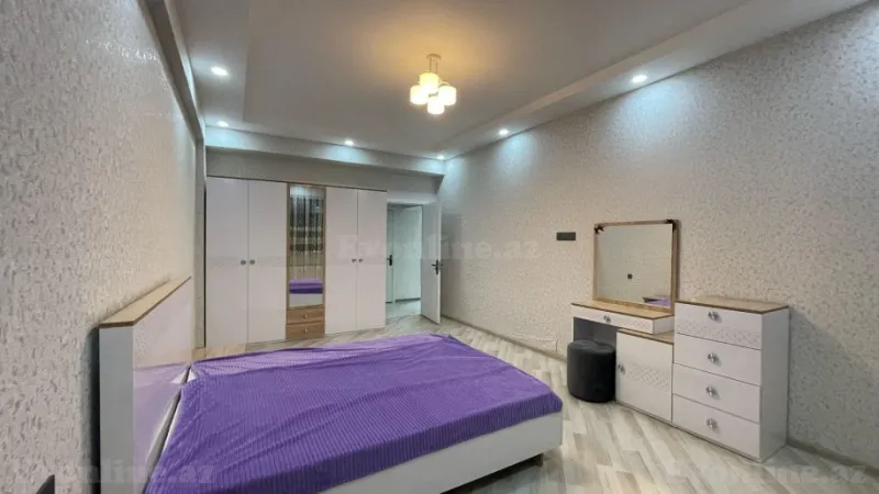 Kirayə verilir 2 otaqlı Mənzil Yeni tikili 118 m² Nəsimi r. - şəkil 3