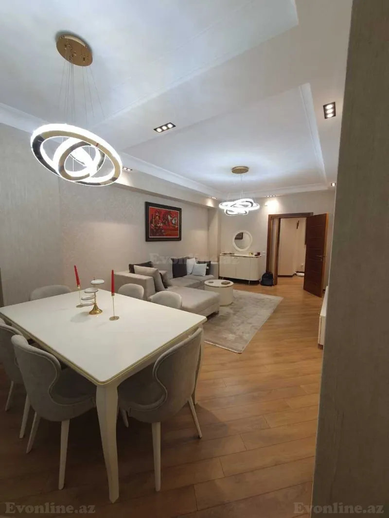 Satılır 4 otaqlı Mənzil Yeni tikili 130 m² Memar Əcəmi m. - şəkil 7