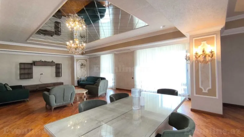 Kirayə verilir 5 otaqlı Mənzil Yeni tikili 320 m² Səbail r. - şəkil 4