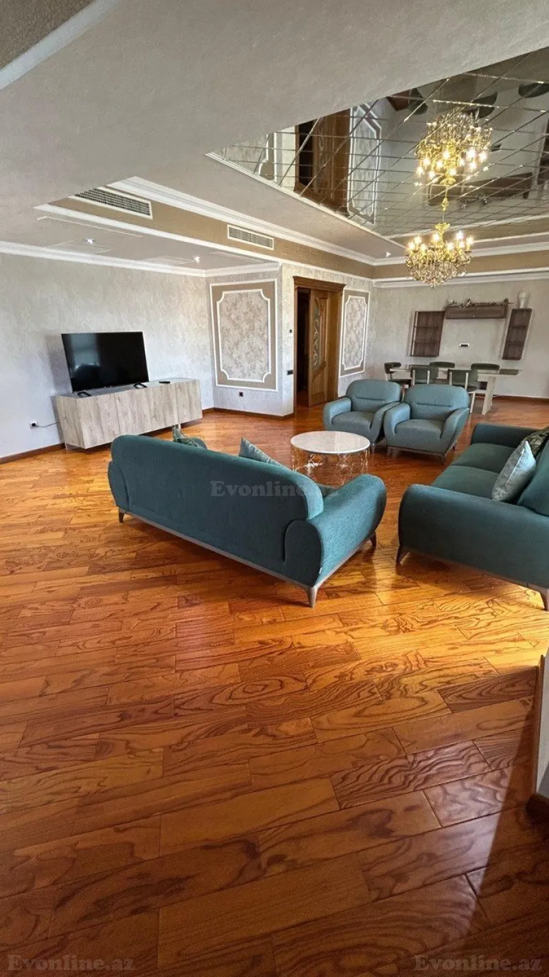 Kirayə verilir 5 otaqlı Mənzil Yeni tikili 320 m² Səbail r. - şəkil 6